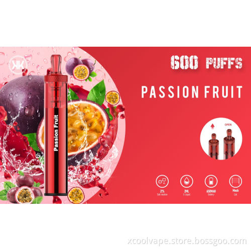 XCOOL Disposable Vape Pen 600 Puffs Electronic cigarettes